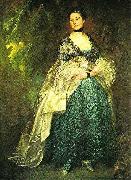 Thomas Gainsborough lady getrude alston oil painting on canvas